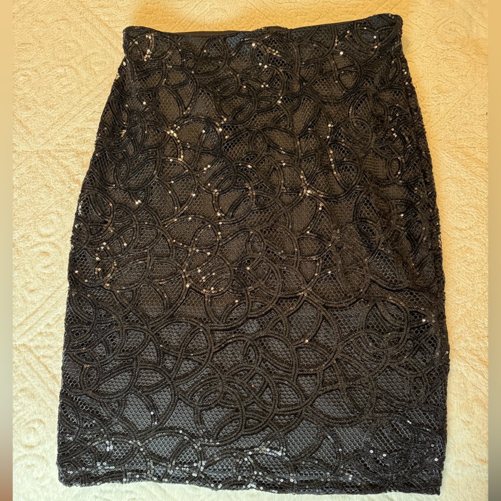 Express Elegant Black Lace Skirt size 10